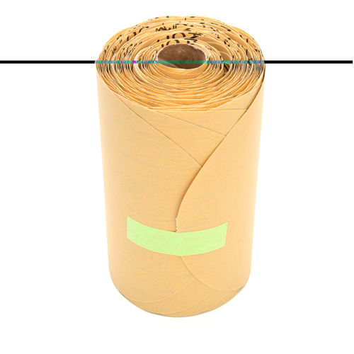 Rouleau de disques dor&eacute;s 216U Stikit, Oxyde d'aluminium, 6" la x 87' lo, Grain P400 Distribution Industrielle GC