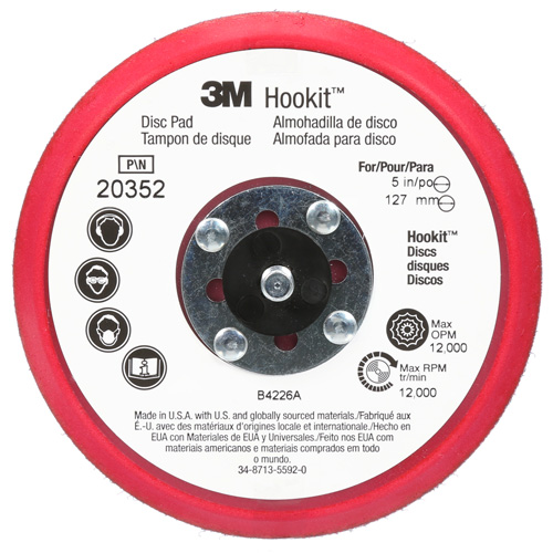 Hookit Low Profile Disc Pad Distribution Industrielle GC