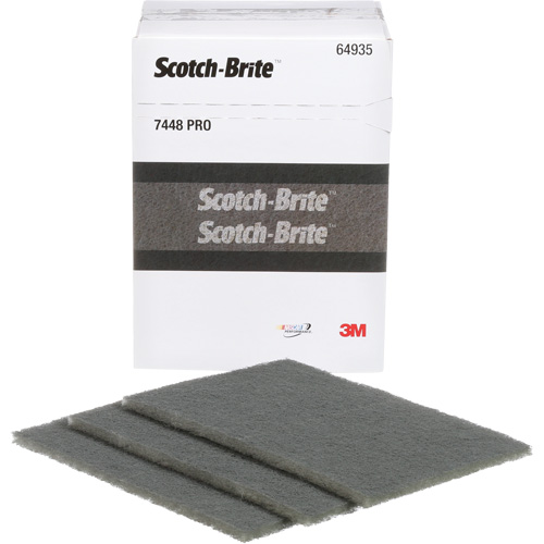 Tampon pour la pr&eacute;paration manuelle des surfaces Scotch-Brite Pro, Carbure de silicium, 9" x 6", Grain Ultra fin Distribution Industrielle GC