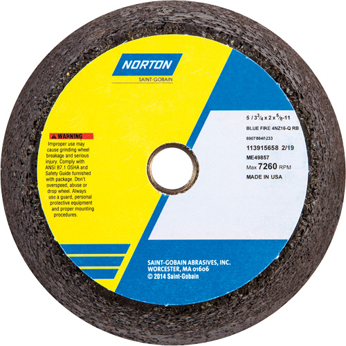 BlueFire&reg; Non-Reinforced Portable Snagging Wheel Distribution Industrielle GC