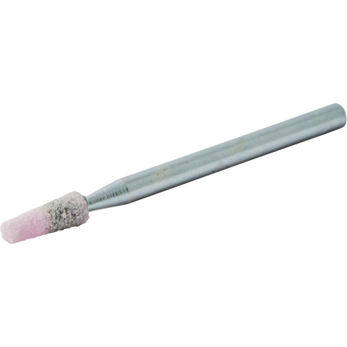 Vitrified Bond Mounted Point, B97, Aluminum Oxide, 1/8" Dia., 3/8" L, 80 Grit Distribution Industrielle GC