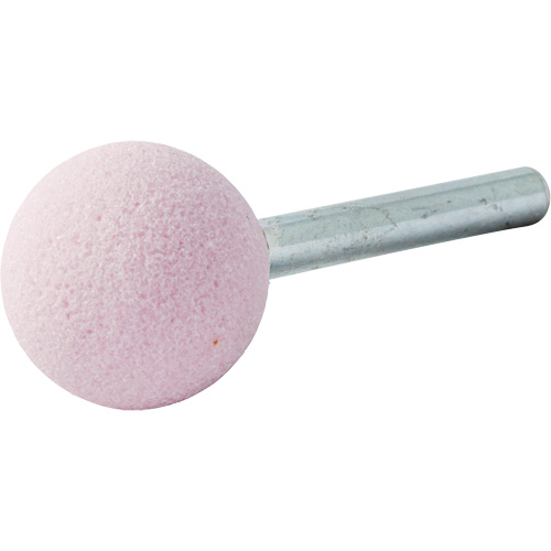 Meule mont&eacute;e vitrifi&eacute;e, A25, Oxyde d'aluminium, 1" dia., 1" lo, 80 Grain Distribution Industrielle GC