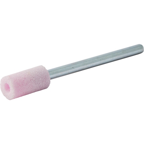 Vitrified Bond Mounted Point, B135, Aluminum Oxide, 1/4" Dia., 1/2" L, 80 Grit Distribution Industrielle GC