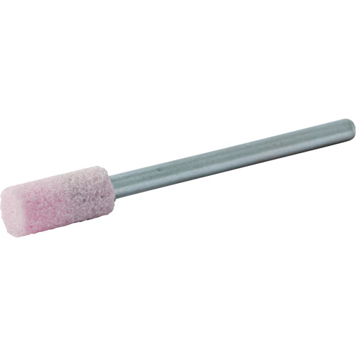 Vitrified Bond Mounted Point, W163, Aluminum Oxide, 1/4" Dia., 1/2" L, 80 Grit Distribution Industrielle GC
