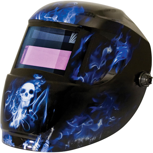 Masque de soudage Carrera ArcOne, 2" lo x 3" la Champ de vision, Teinte 9 - 13, Bleu Distribution Industrielle GC