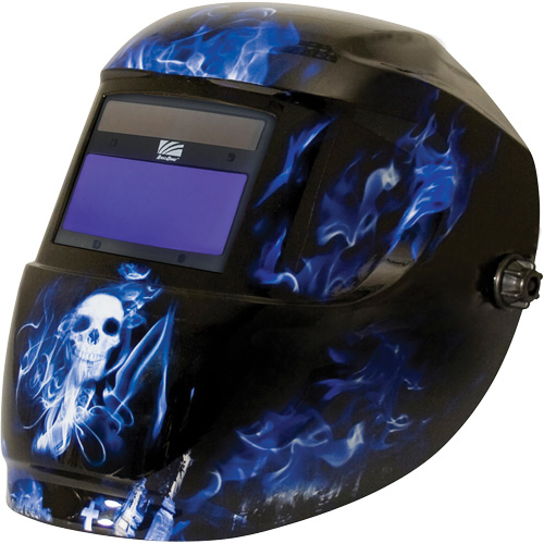 Masque de soudage Carrera ArcOne, 3" lo x 4" la Champ de vision, Teinte 9 - 13, Bleu Distribution Industrielle GC