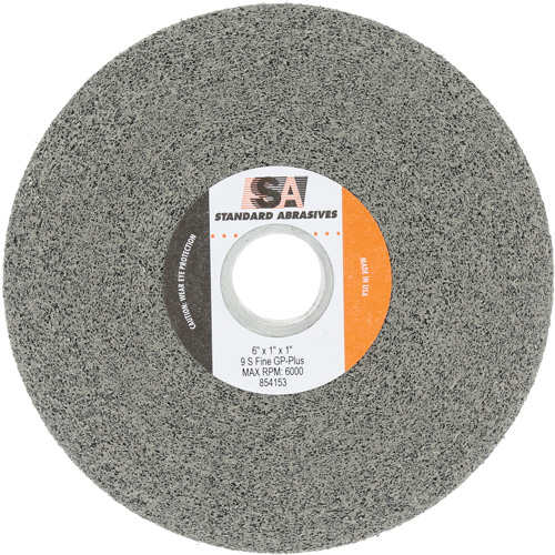 Meule &agrave; usage g&eacute;n&eacute;ral Standard Abrasives, 6" x 1", Arbre de 1", Carbure de silicium Distribution Industrielle GC