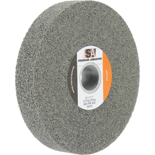 Meule &agrave; usage g&eacute;n&eacute;ral Standard Abrasives, 6" x 1", Arbre de 1", Carbure de silicium Distribution Industrielle GC