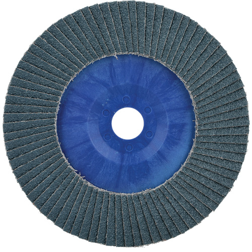 BlueFire Quick Trim Flap Disc, 7" x 7/8", Type 27, 40 Grit, Zirconia Alumina Distribution Industrielle GC