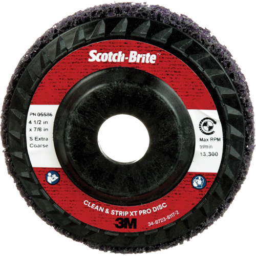Disque Clean and Strip XT Pro XO-DC Scotch-Brite, 4-1/2" dia., Grain Extra grossier, Carbure de silicium Distribution Industrielle GC