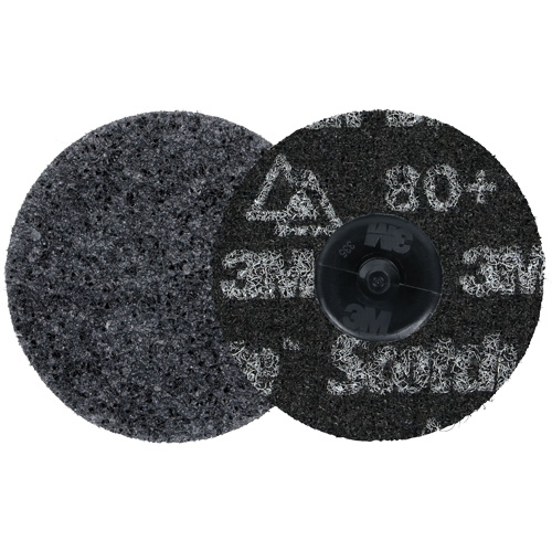 Scotch-Brite Roloc Precision Heavy Duty Surface Conditioning Disc, HD-DR, 3" Dia., 80+ Grit, Ceramic Distribution Industrielle GC