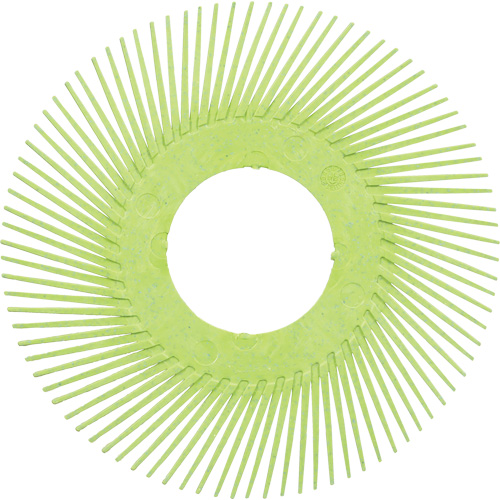 Scotch-Brite Type A Precision Radial Bristle Brush PN-RB without Adapter, Ceramic, 50+ Grit, 6" Dia. Distribution Industrielle GC