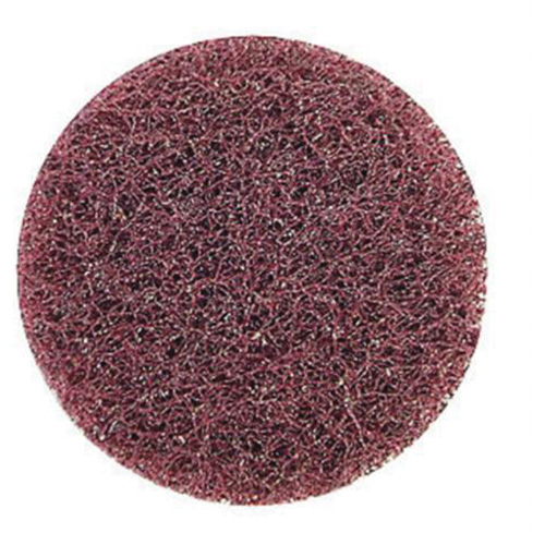Disque de polissage non tiss&eacute; &agrave; remplacement rapide tr&egrave;s r&eacute;sistant Bear-Tex, 2" dia., Grain Moyen, Oxyde d'aluminium Distribution Industrielle GC