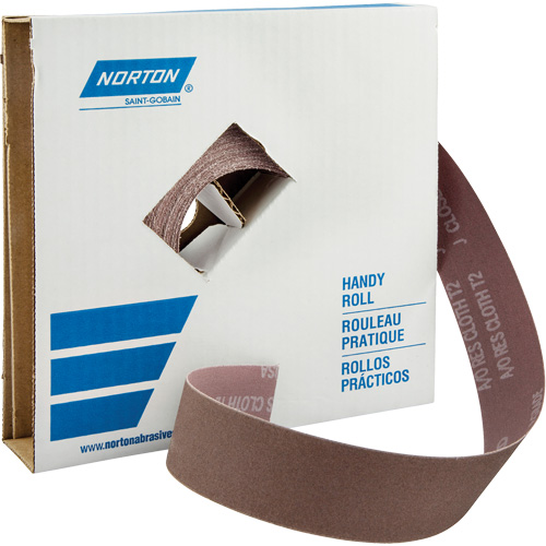 Rouleaux pour l'atelier Metalite K225, Oxyde d'aluminium, 1-1/2" la x 150' lo, Grain 40 Distribution Industrielle GC
