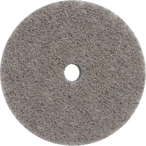 Disque unifi&eacute; non tiss&eacute; Bear-Tex, 3" x 1/4", Arbre de 3/8", Grain de Fin, Oxyde d'aluminium Distribution Industrielle GC