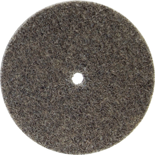 Disque unifi&eacute; non tiss&eacute; Bear-Tex, 3" x 1/4", Arbre de 3/8", Grain de Cors&eacute;, Oxyde d'aluminium Distribution Industrielle GC