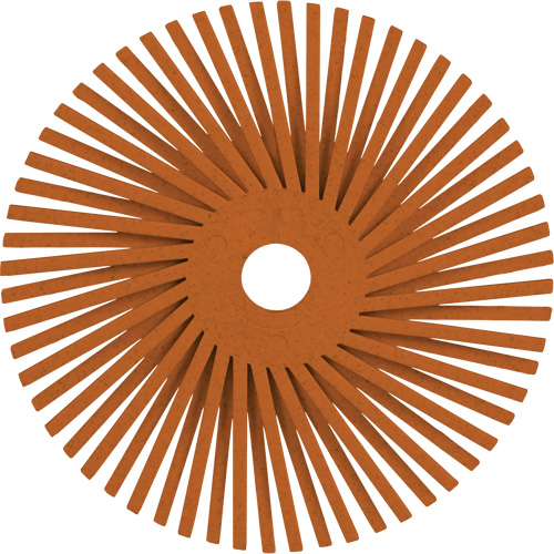 Scotch-Brite Type A Precision Radial Bristle Brush PN-RB, Ceramic, 80+ Grit, 3" Dia. Distribution Industrielle GC