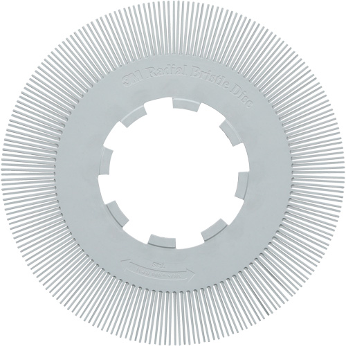 Scotch-Brite Type S Precision Radial Bristle Brush PN-RB without Adapter, Ceramic, 120+ Grit, 8" Dia. Distribution Industrielle GC