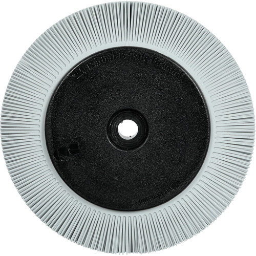 Scotch-Brite Type S Precision Radial Bristle Brush PN-RB with Flange, Ceramic, 120+ Grit, 8" Dia. Distribution Industrielle GC