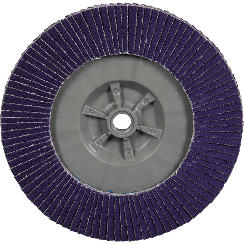 Disque &agrave; lamelles plate 1169F Cubitron 3, 7" x 5/8"-11, Type T29, Grain 80+, C&eacute;ramique Distribution Industrielle GC