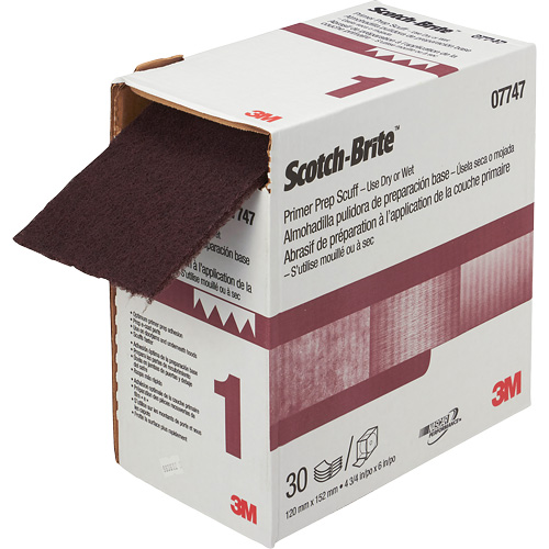 Pr&eacute;paration de la couche d'appr&ecirc;t VFN Scotch-Brite, 4-3/4" x 180", Oxyde d'aluminium Distribution Industrielle GC