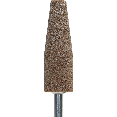 Gemini Vitrified Bond Mounted Point, A38, Aluminum Oxide, 1-1/2" Dia., 1-1/2" L, 60 Grit Distribution Industrielle GC