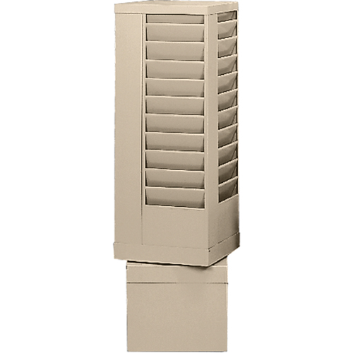Pr&eacute;sentoirs, Rotatif, 44 fentes, Acier, 14-1/8" la x 14-1/8" p x 48-1/2" h Distribution Industrielle GC