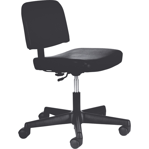 Chaises de dactylo, Vinyle, Noir, Capacit&eacute; 250 lb Distribution Industrielle GC
