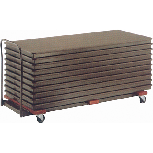 Chariots de table empilables plats, 97,5" la x 31,25" p x 36,25" h Distribution Industrielle GC