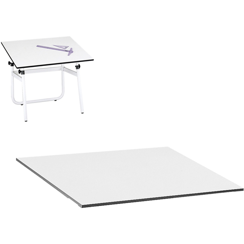 Table Top for Vista Adjustable Drawing Table, 48" W x 3/4" H, White Distribution Industrielle GC