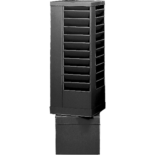 Pr&eacute;sentoirs, Rotatif, 44 fentes, Acier, 14-1/8" la x 14-1/8" p x 48-1/2" h Distribution Industrielle GC