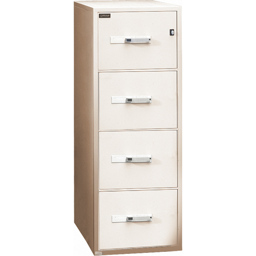 Classeurs &agrave; l'&eacute;preuve du feu, Acier, 4 tiroirs, 19-3/4" la x 31" p x 54" h, Beige Distribution Industrielle GC