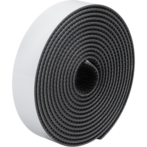 Dual Lock Reclosable Fastener, Self-Mating, 50 yds x 1/2", Adhesive, Black Distribution Industrielle GC