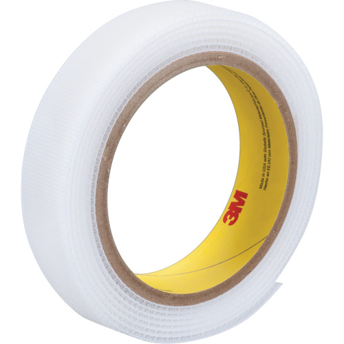 Attache, Boucle, 50 vg x 3/4", Cousu, Blanc Distribution Industrielle GC