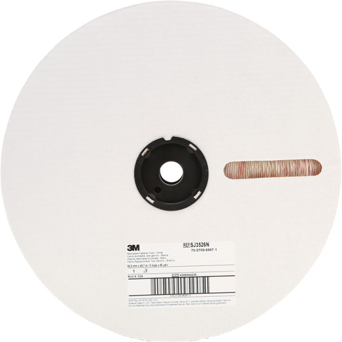 Attache, Boucle, 50 vg x 2", Adh&eacute;sif, Blanc Distribution Industrielle GC