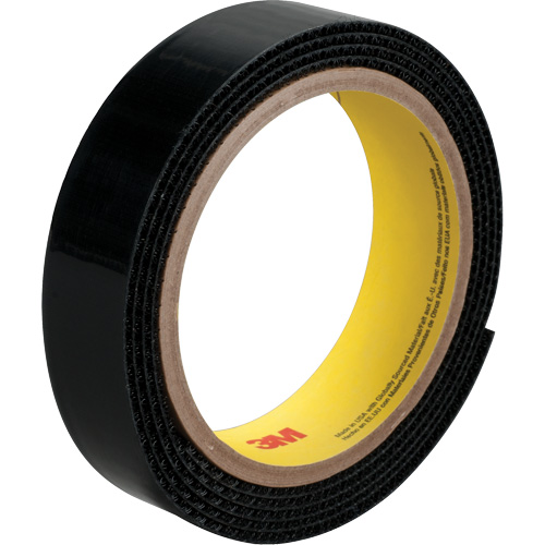 Fastener SJ3527N, Loop, 50 yds x 1", Adhesive, Black Distribution Industrielle GC