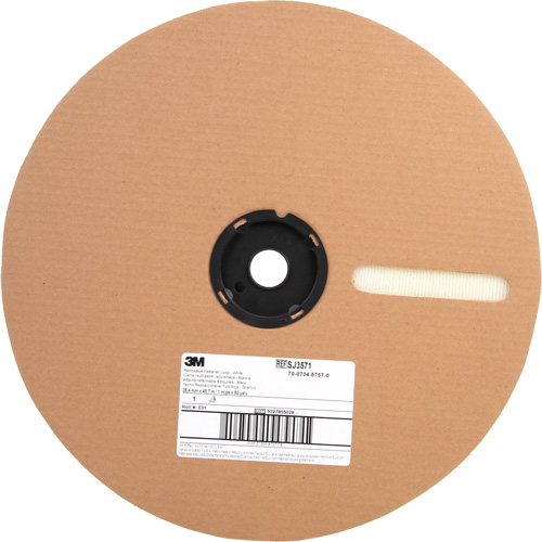 Attache, Crochet, 50 vg x 1", Adh&eacute;sif, Blanc Distribution Industrielle GC