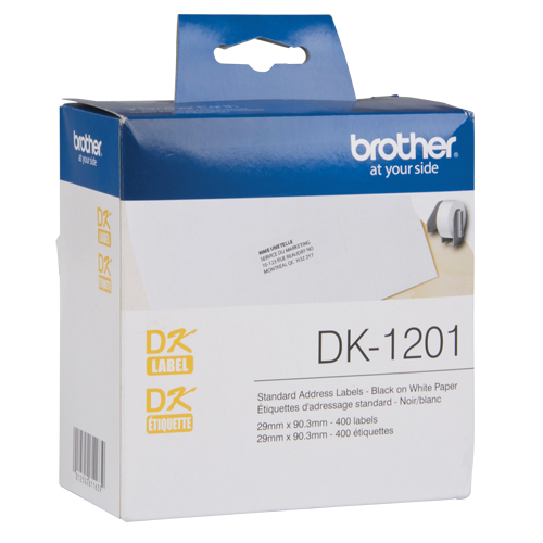 Tape Cartridge for QL Label Printers, 29 mm x 3-1/2", White Distribution Industrielle GC