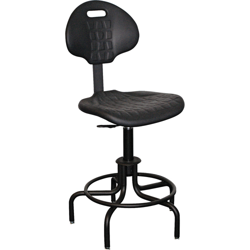 Tabouret avec dossier de s&eacute;rie 6000, Stationnaire, Ajustable Hauteur, Capacit&eacute; 250 lb Distribution Industrielle GC
