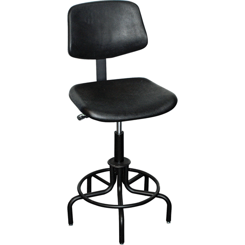 Tabouret avec dossier de s&eacute;rie 6000, Stationnaire, Ajustable Hauteur, Capacit&eacute; 250 lb Distribution Industrielle GC