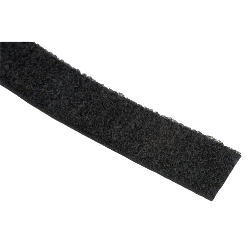 Bande d'attaches, Boucle, 50 vg x 1", Cousu, Noir Distribution Industrielle GC