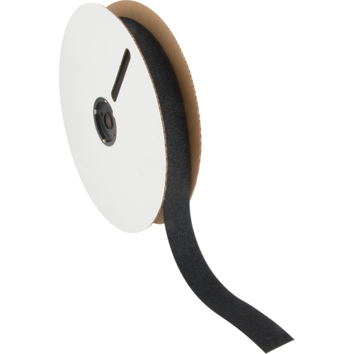 Bande d'attaches, Boucle, 50 vg x 2", Cousu, Noir Distribution Industrielle GC