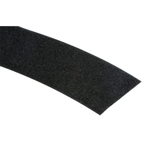 Bande d'attaches, Boucle, 50 vg x 2", Cousu, Noir Distribution Industrielle GC