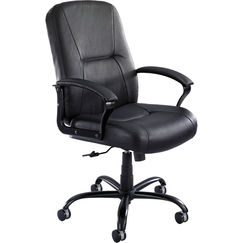 Serenity Big & Tall Chair, Leather, Black, 500 lbs. Capacity Distribution Industrielle GC