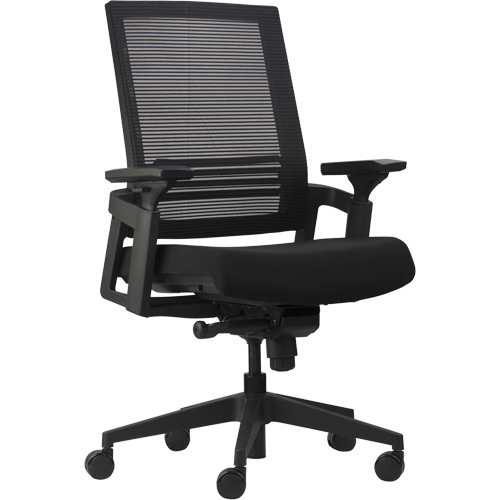 Chaises de bureau A-37 Activ, Mailles, Noir, Capacit&eacute; 275 lb Distribution Industrielle GC