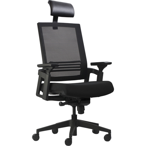 Chaises de bureau A-37 Activ, Mailles, Noir, Capacit&eacute; 275 lb Distribution Industrielle GC
