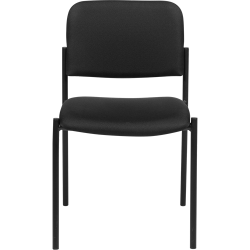 Armless Stacking Chairs, Fabric, 32" High, 300 lbs. Capacity, Black Distribution Industrielle GC