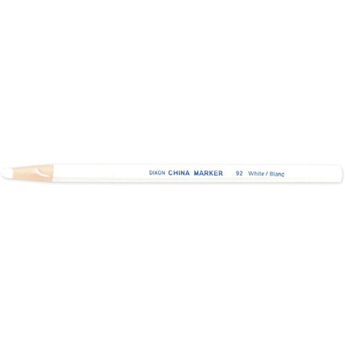 Dixon&reg; China Marker - White, White Distribution Industrielle GC