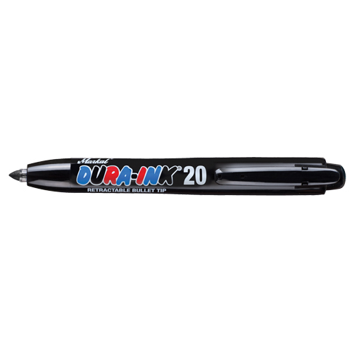 Dura-Ink&reg; #20 Permanent Marker, Black, Fine Tip Distribution Industrielle GC