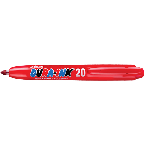 Dura-Ink&reg; #20 Permanent Marker, Red, Fine Tip Distribution Industrielle GC